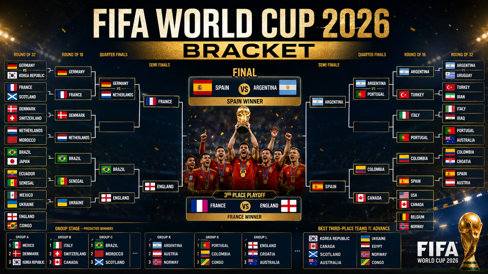 FIFA World Cup 2026 Bracket